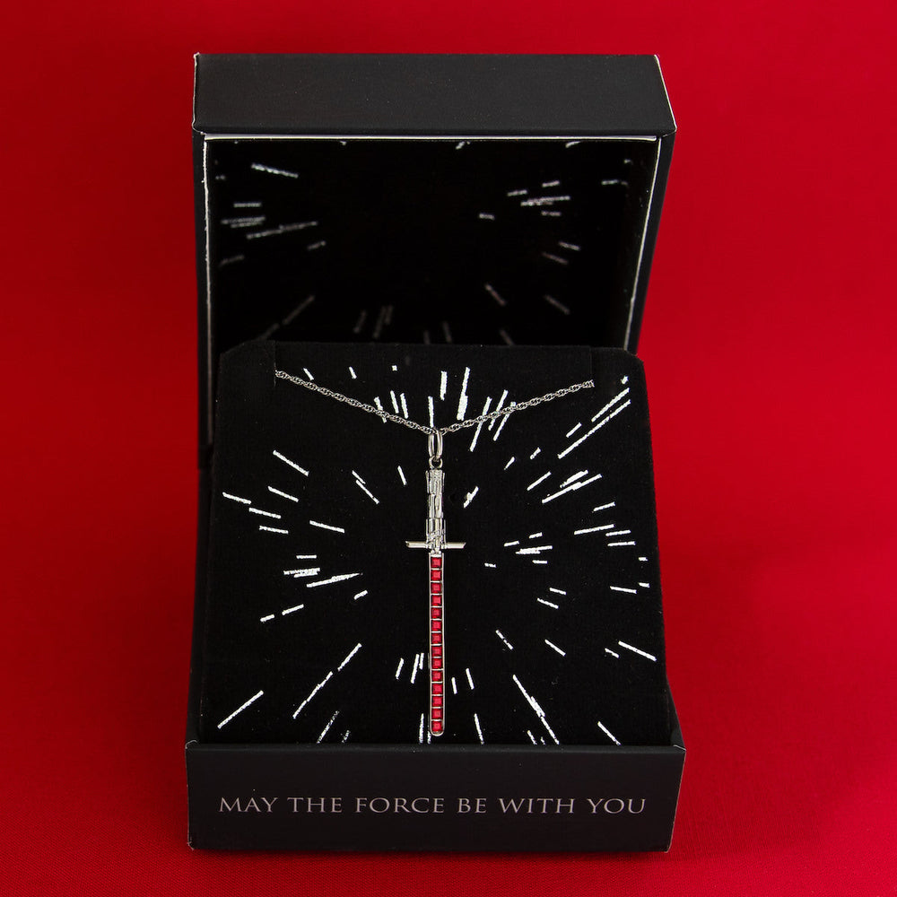 Star Wars X RockLove Kylo Ren Crystal Lightsaber Necklace (ONLINE ORDER ONLY)