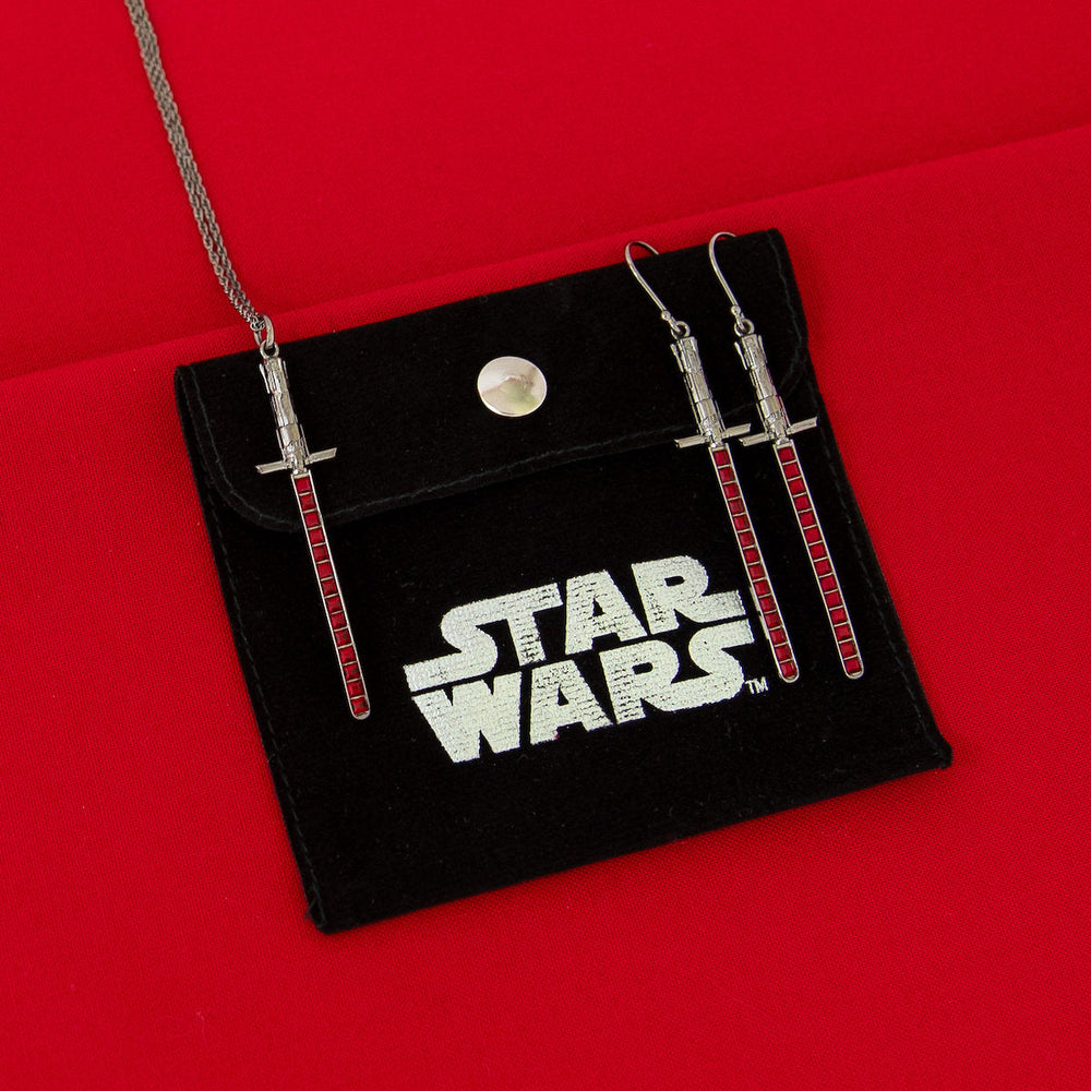 Star Wars X RockLove Kylo Ren Crystal Lightsaber Earrings (ONLINE ORDER ONLY)