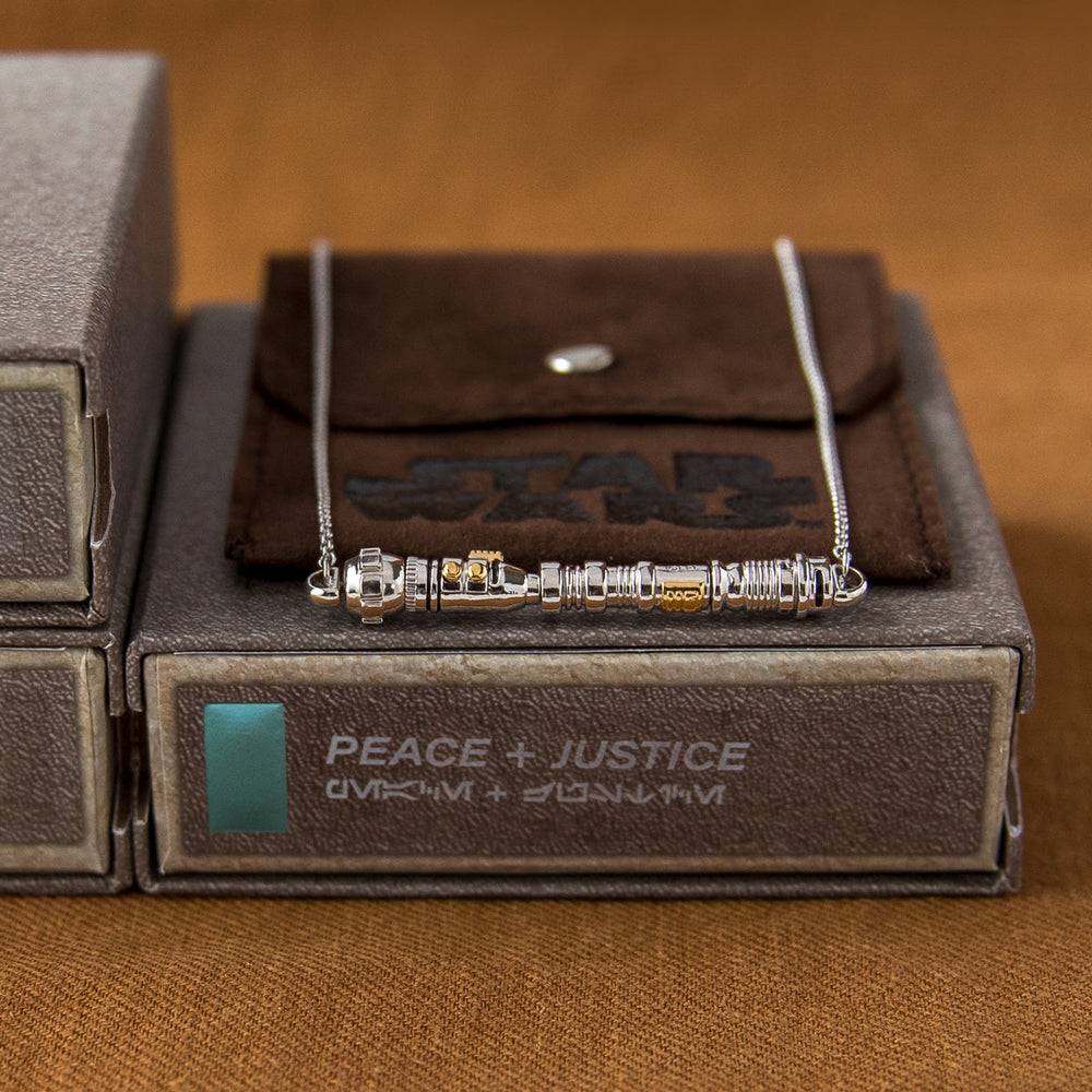 Star Wars X RockLove LIGHTSABER WORKSHOP Peace and Justice Lightsaber Necklace (ONLINE ORDER ONLY)
