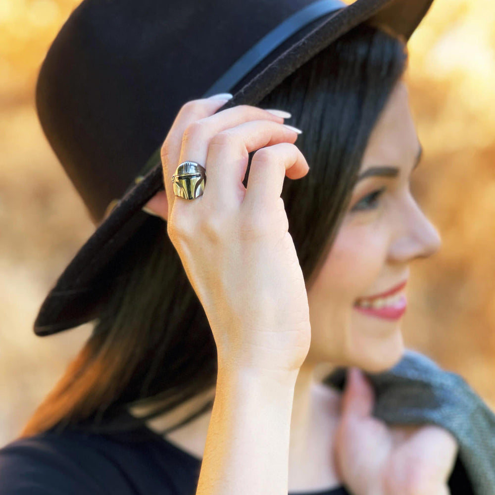 Star Wars X RockLove The Mandalorian Helmet Ring (ONLINE ORDER ONLY)