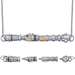Star Wars X RockLove LIGHTSABER WORKSHOP Peace and Justice Lightsaber Necklace (ONLINE ORDER ONLY)