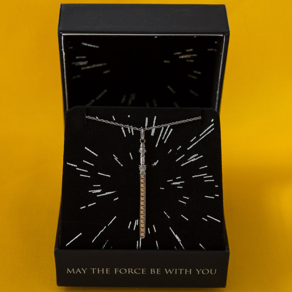Star Wars X RockLove Rey Crystal Lightsaber Necklace (ONLINE ORDER ONLY)