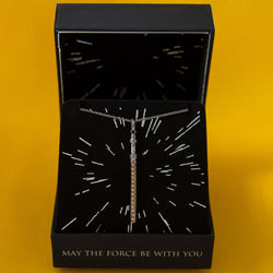 Star Wars X RockLove Rey Crystal Lightsaber Necklace (ONLINE ORDER ONLY)