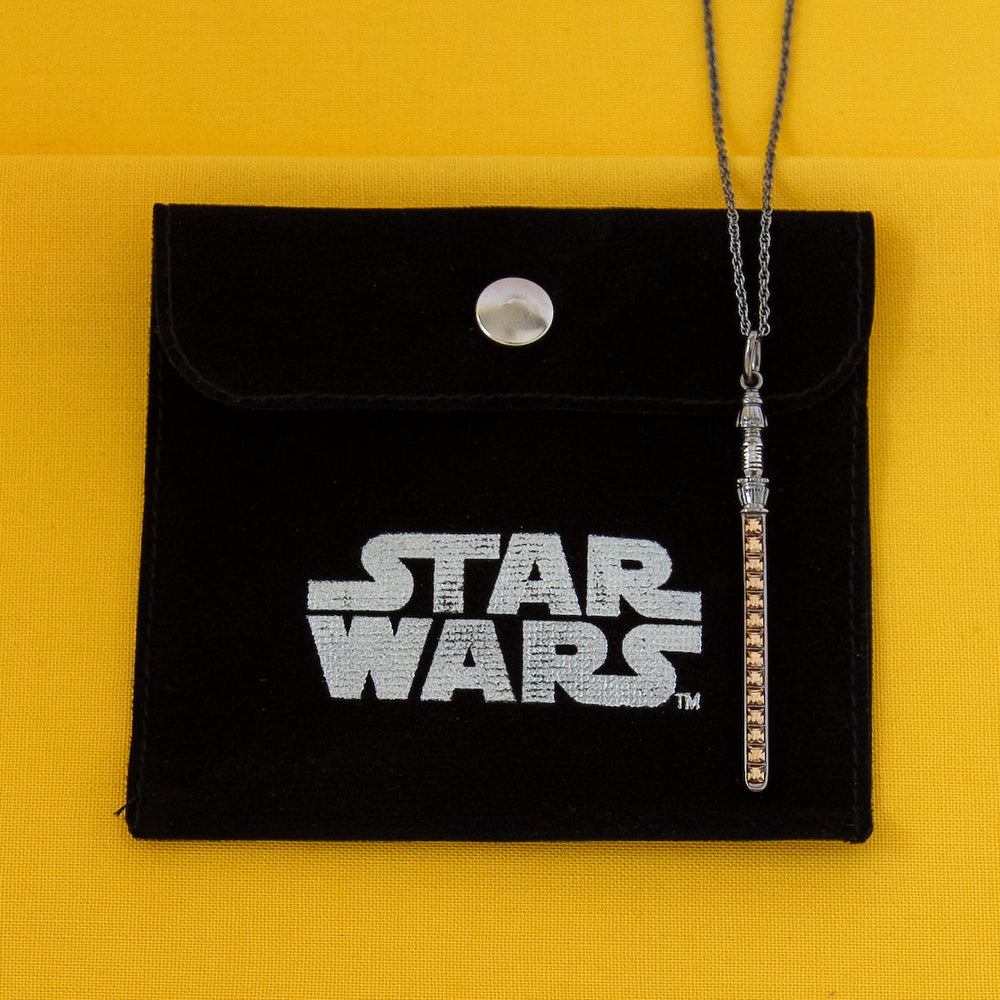 Star Wars X RockLove Rey Crystal Lightsaber Necklace (ONLINE ORDER ONLY)