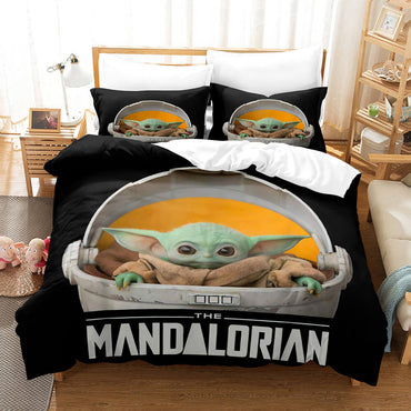 Star Wars Yoda Baby Pattern Bedding Set Quilt Cover Without Filler (Online Order Only)