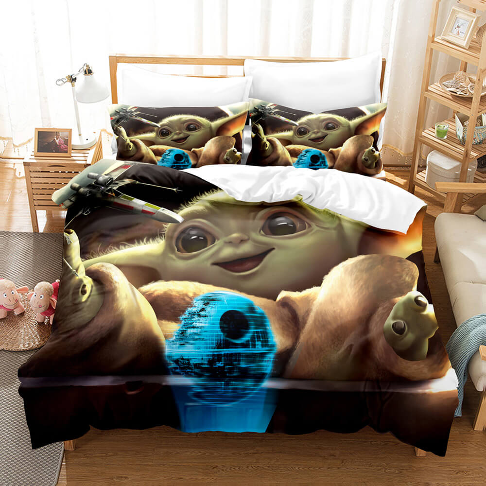 Star Wars Yoda Baby Bedding Set Quilt Cover Without Filler (Online Order Only)