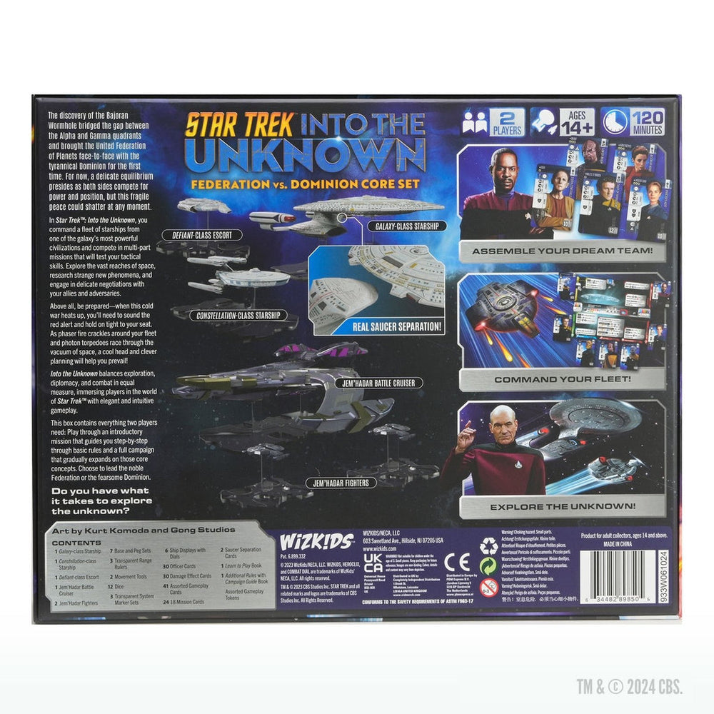 Star Trek: Into the Unknown - Federation vs. Dominion Core Set (ONLINE ORDER ONLY)