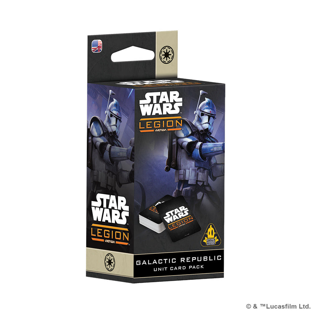 Star Wars Legion: Galactic Republic Unit Card Pack (ONLINE ORDER ONLY)