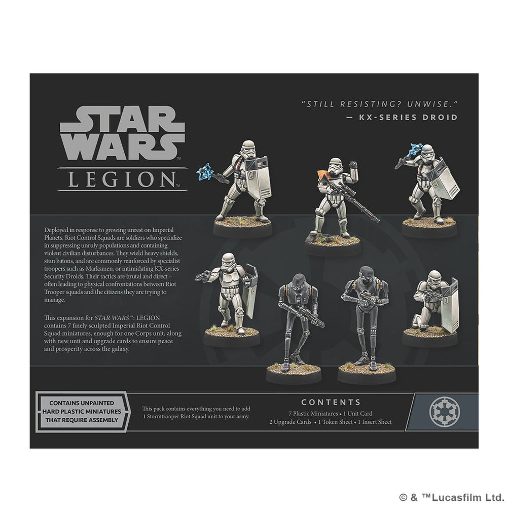 Star Wars Legion: Imperial Riot Control Squad Unit Expansion (ONLINE ORDER ONLY)