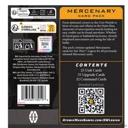 Star Wars Legion: Mercenary Card Pack (ONLINE ORDER ONLY)