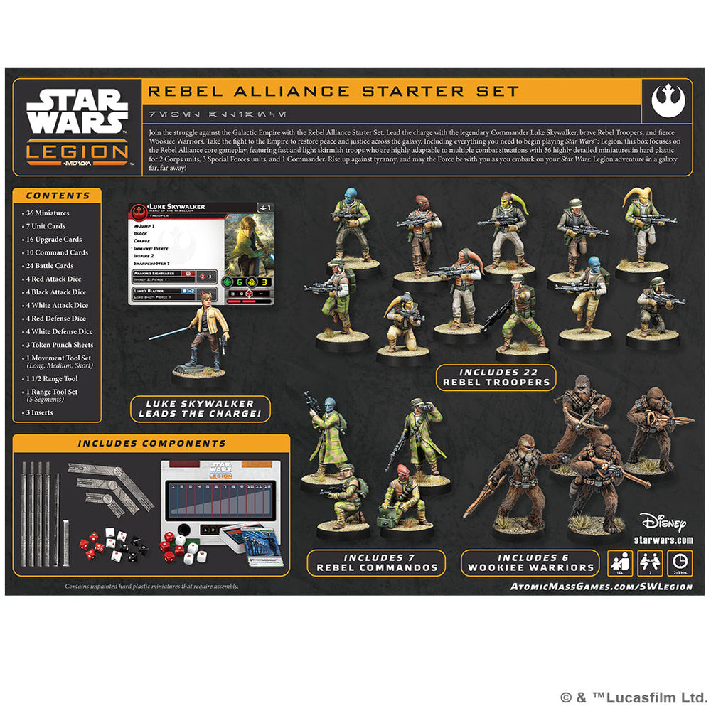 Star Wars Legion: Rebel Alliance Starter Set (ONLINE ORDER ONLY)