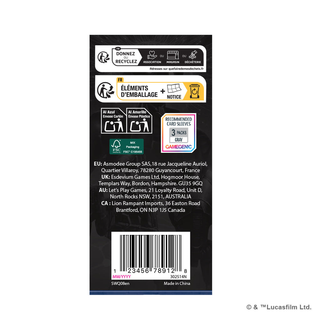 Star Wars Legion: Separatist Alliance Unit Card Pack (ONLINE ORDER ONLY)