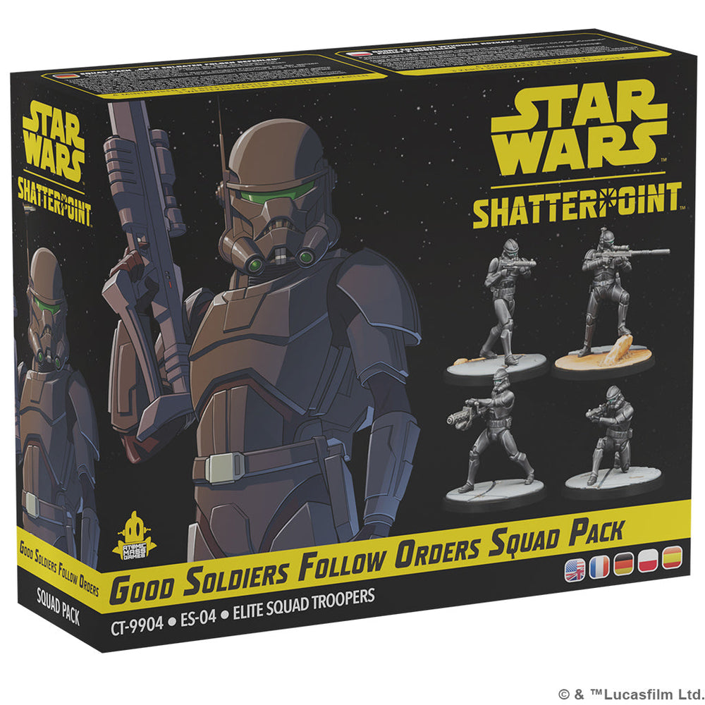 Star Wars Shatterpoint: Good Soldiers Follow Orders Squad Pack (ONLINE ORDER ONLY)