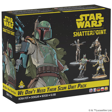 Star Wars Shatterpoint: We Don’t Need Their Scum Unit Pack (ONLINE ORDER ONLY)