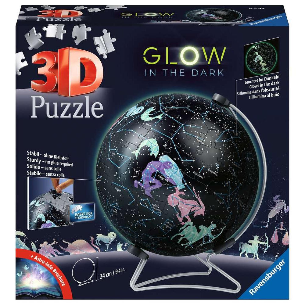 Starglobe "Glow in the Dark" 190 Piece 3D Jigsaw Puzzle Ravensburger (ONLINE ORDER ONLY)