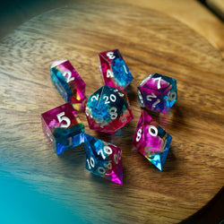 Starlit Rift Resin DND Dice Set (ONLINE ORDER ONLY)