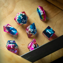 Starlit Rift Resin DND Dice Set (ONLINE ORDER ONLY)