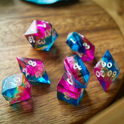Starlit Rift Resin DND Dice Set (ONLINE ORDER ONLY)