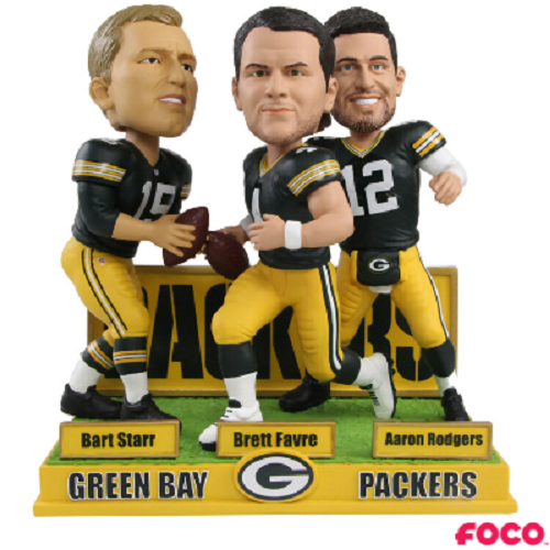 Green Bay Packers Triple Quarterback Bobblehead (ONLINE ORDER ONLY)