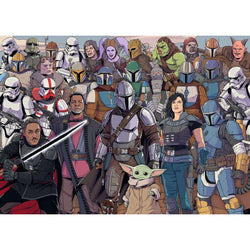 Stars Wars Mandalorian Challenge 1000 Piece Jigsaw Puzzle Ravensburger (ONLINE ORDER ONLY)
