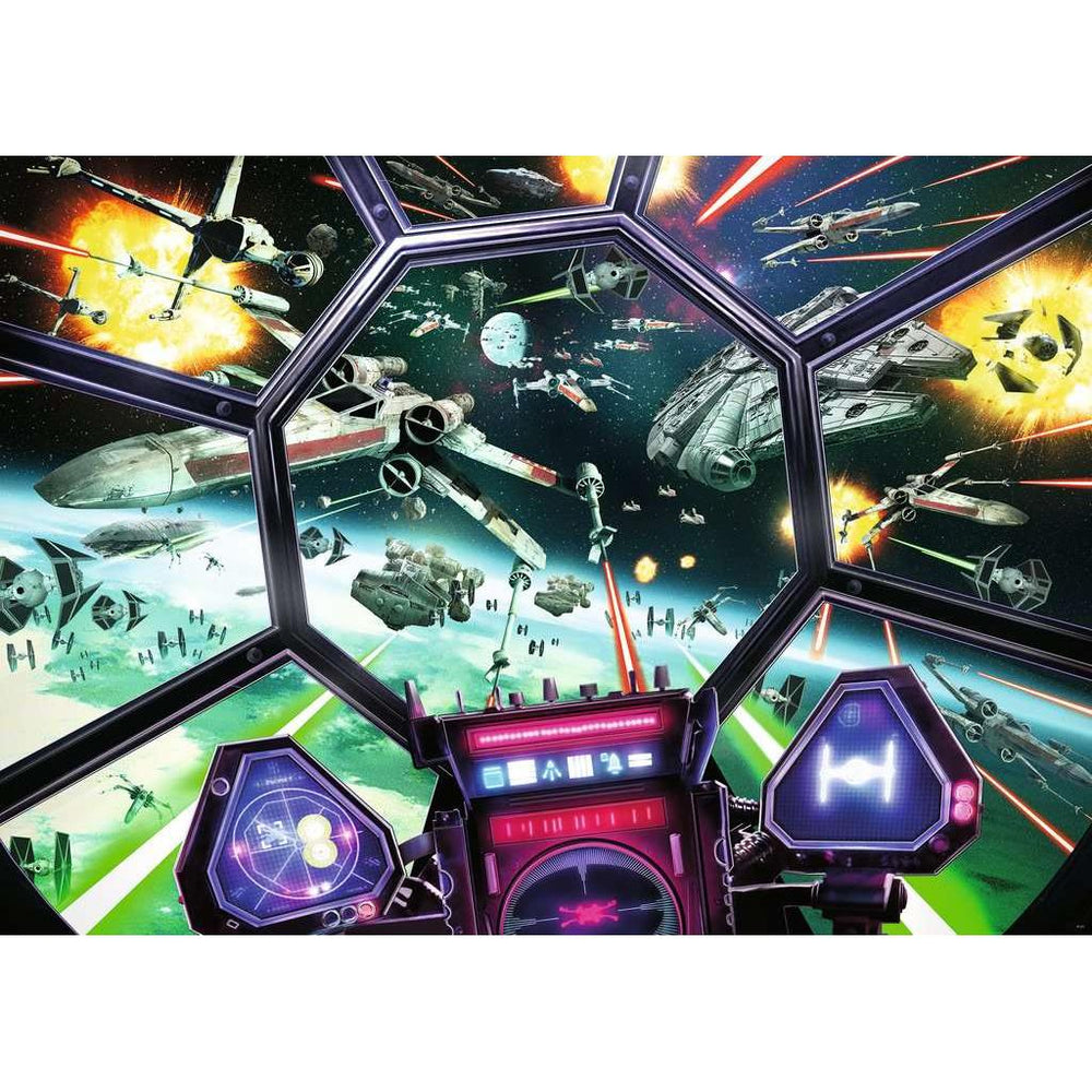 Stars Wars Tie Fighter Cockpit 1000 Piece Jigsaw Puzzle Ravensburger (ONLINE ORDER ONLY)