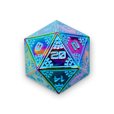 Space Dice Meteor Runestones™ - 25mm D20 - Stars of Auriga (Online Only)