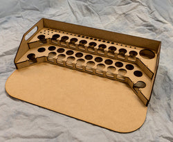 Painting Station - 26mm V2, For Vallejo and Army Painter Style Dropper Bottles (Online Order Only) (Online Order Only)