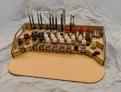 Painting Station - 26mm V2, For Vallejo and Army Painter Style Dropper Bottles (Online Order Only) (Online Order Only)