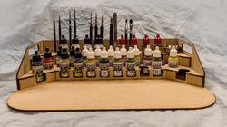 Painting Station - 26mm V2, For Vallejo and Army Painter Style Dropper Bottles (Online Order Only) (Online Order Only)