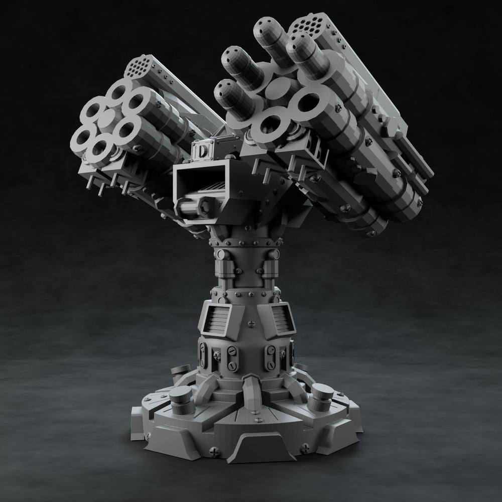 3D Printed Nafarrate Stationary Rocket Launcher Space Orcs 28 32 mm D&D (Online Only)