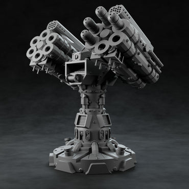 3D Printed Nafarrate Stationary Rocket Launcher Space Orcs 28 32 mm D&D (Online Only)
