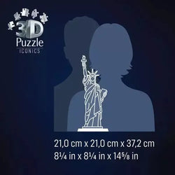 Statue of Liberty 128 Piece 3D Jigsaw Puzzle Ravensburger