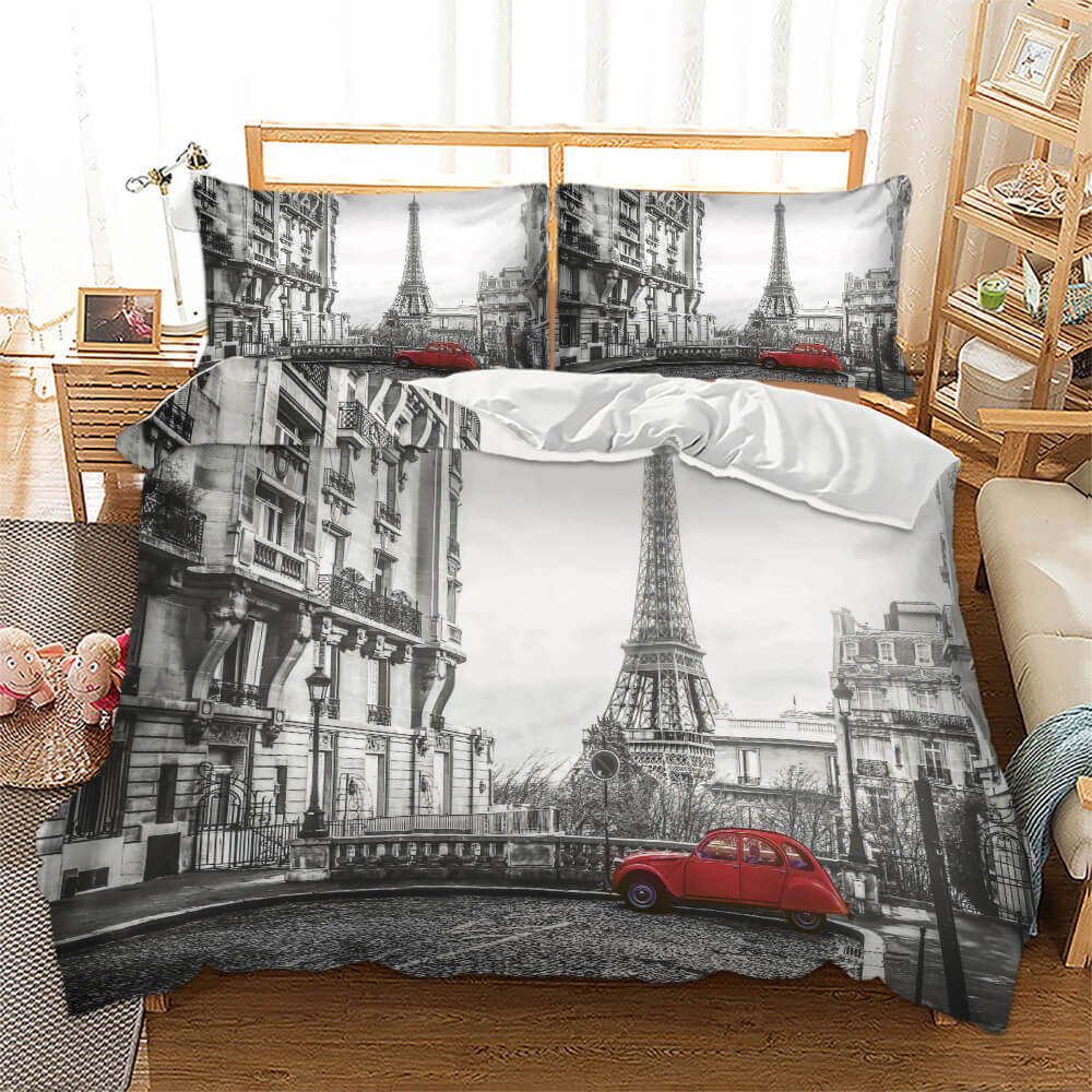 Statue of Liberty City Building Bedding Set Quilt Covers (Online Order Only)