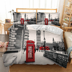 Statue of Liberty City Building Bedding Set Quilt Covers (Online Order Only)