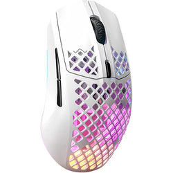 SteelSeries Aerox 3 Wireless Ultra Lightweight USB RGTB Optical Gaming Mouse - Snow (Online Order Only)