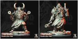 3D Printed Archvillain Games Khazaad Steelbreaker Clan King - Steelbreaker Leadspitters 28mm 32mm D&D (Online Only)