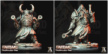 3D Printed Archvillain Games Khazaad Steelbreaker Clan King - Steelbreaker Leadspitters 28mm 32mm D&D (Online Only)