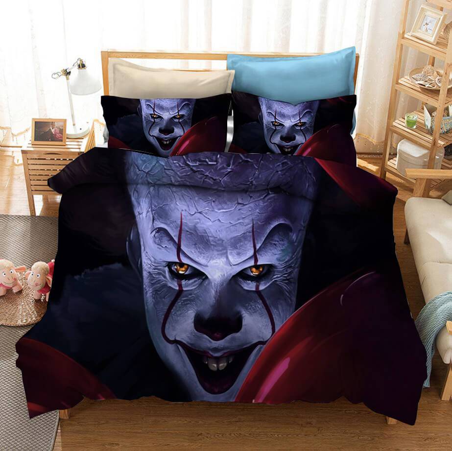 Stephen King's It Pennywise Bedding Set Duvet Cover (Online Order Only)