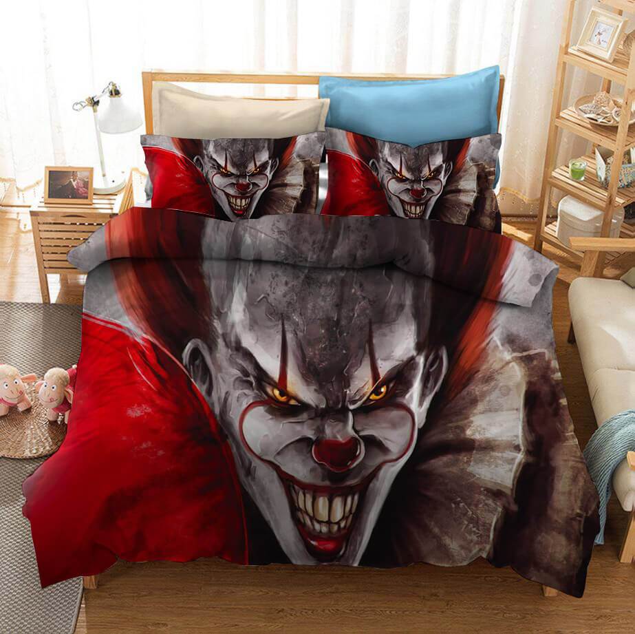 Stephen King's It Pennywise Bedding Set Duvet Cover (Online Order Only)