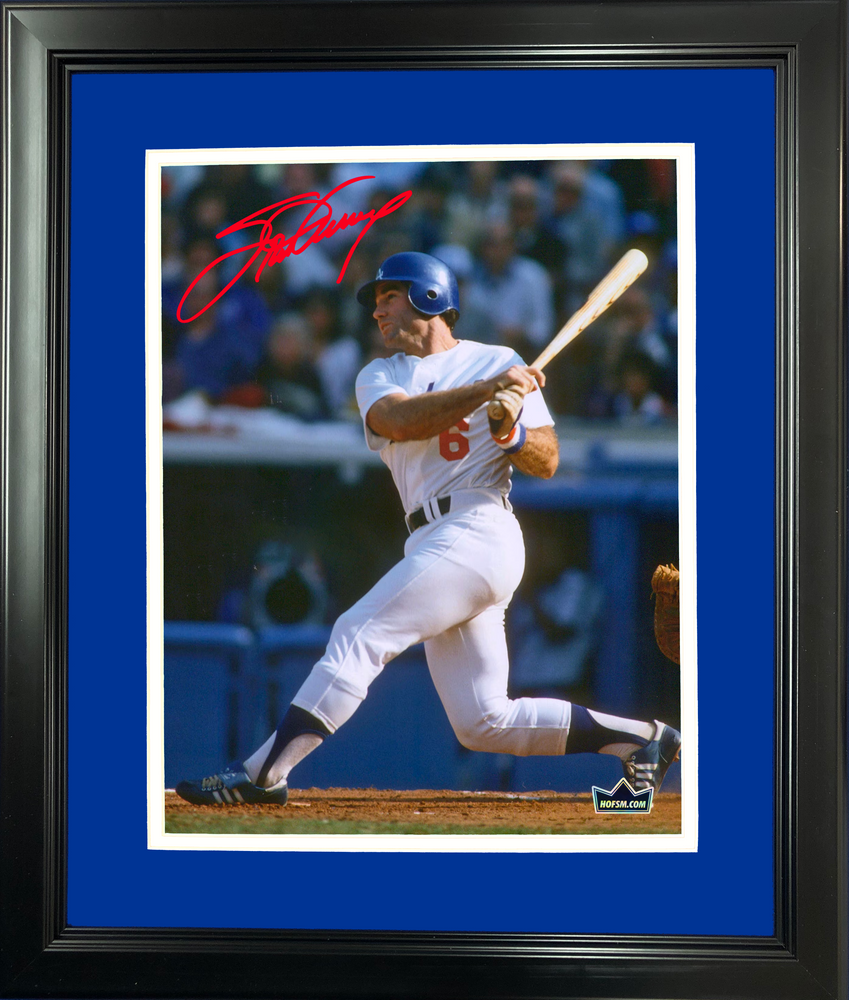 Framed Steve Garvey Los Angeles Dodgers Facsimile Laser Engraved Signature Auto 11"x14"Baseball Photo HOFSM Holo (ONLINE ORDER ONLY)