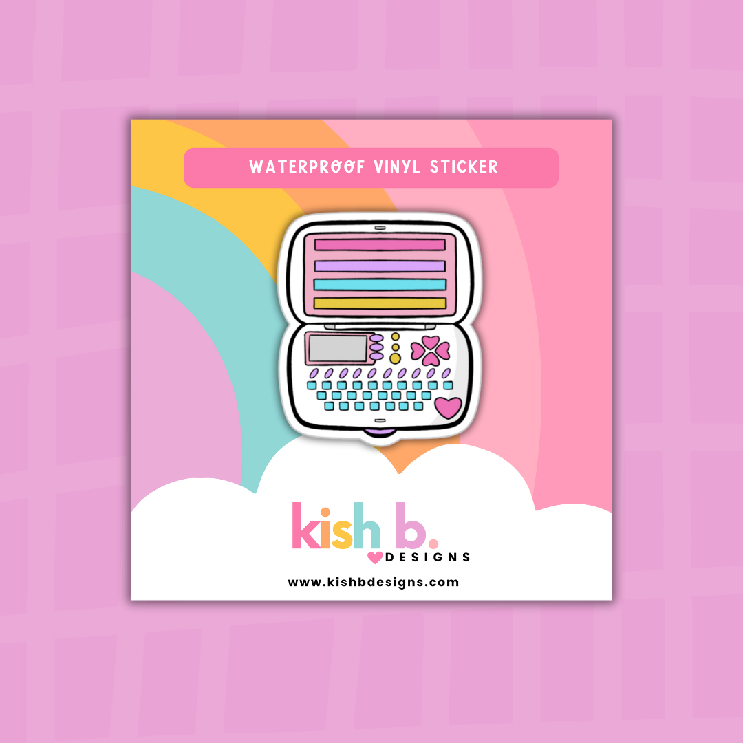 90's Electronic Diary | Waterproof Vinyl Sticker (ONLINE ORDER ONLY)