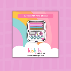 90's Electronic Diary | Waterproof Vinyl Sticker (ONLINE ORDER ONLY)
