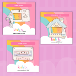 I'm Just A Girl | Peek-a-Boo| Sticker Die Cut(s) (ONLINE ORDER ONLY)