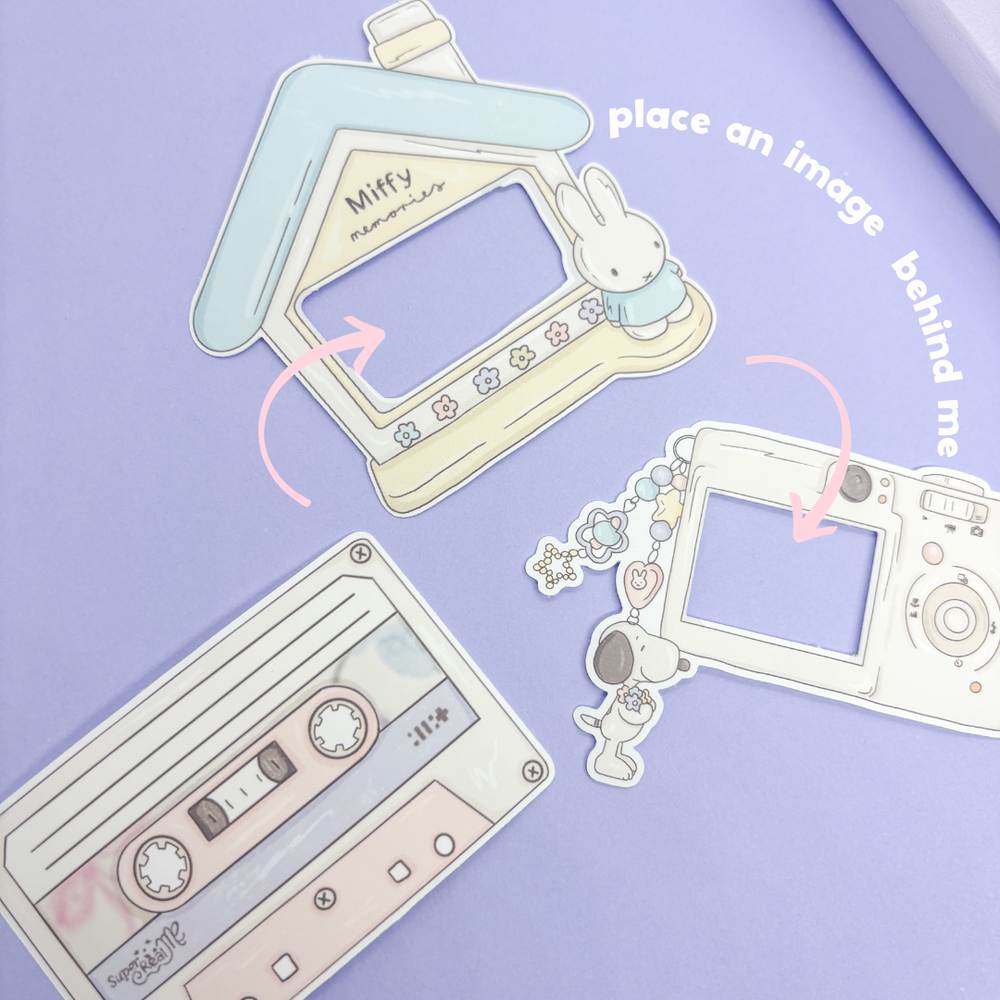 I'm Just A Girl | Peek-a-Boo| Sticker Die Cut(s) (ONLINE ORDER ONLY)