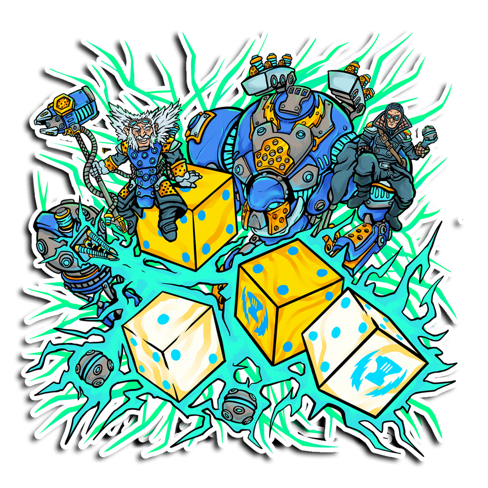 Premium Vinyl Stickers - Cygnar (ONLINE ORDER ONLY)