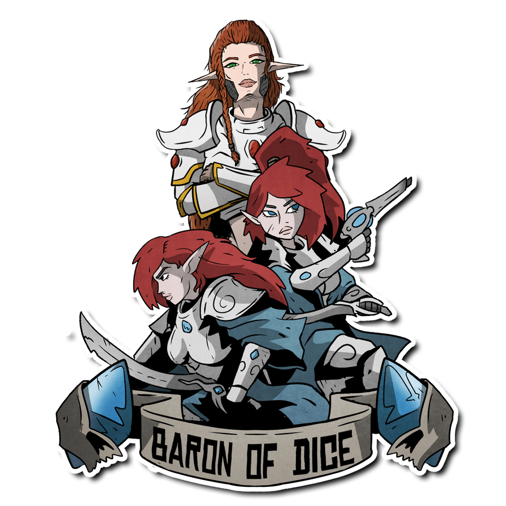 Premium Vinyl Stickers - Deadly Trio (ONLINE ORDER ONLY)