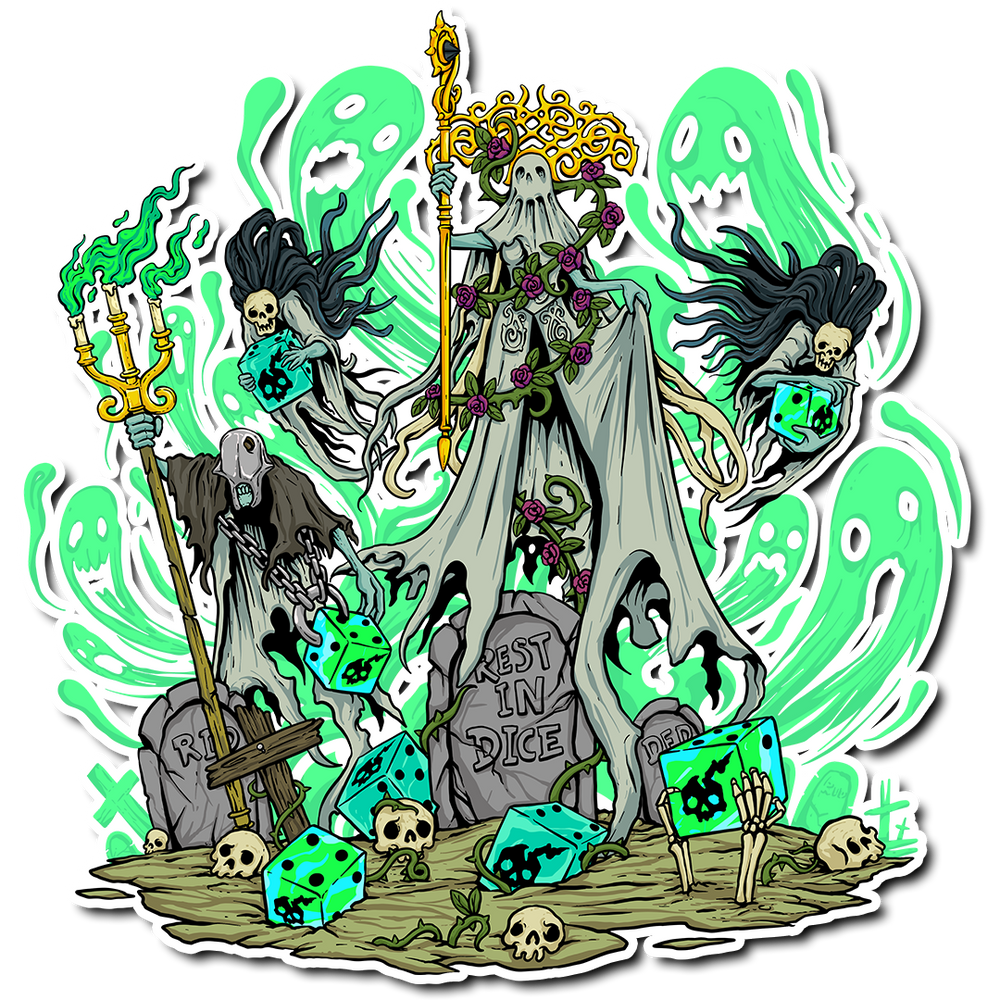 Premium Vinyl Stickers - Ghosts