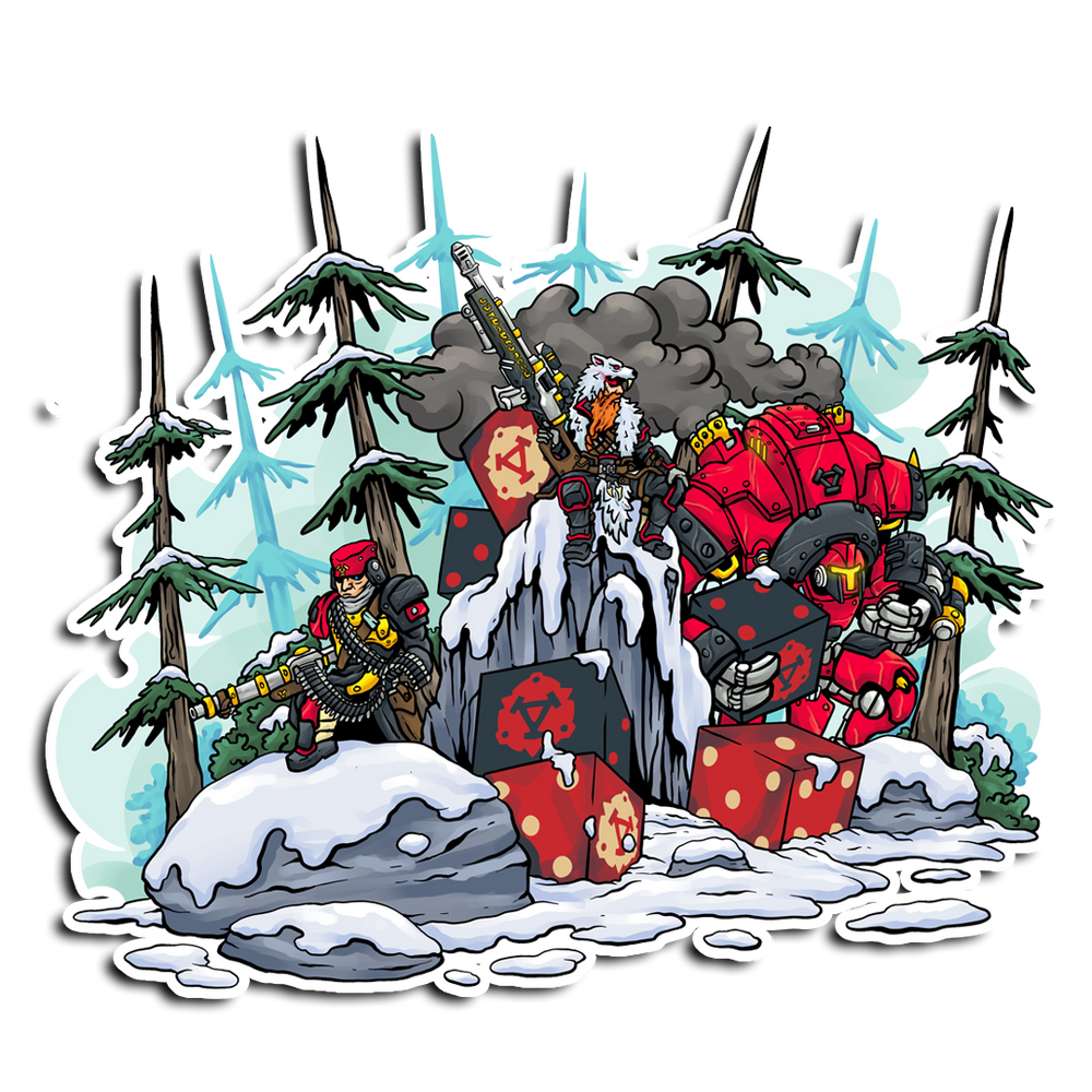 Premium Vinyl Stickers - Khador | Winter Korps (ONLINE ORDER ONLY)