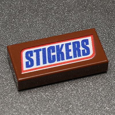 Stickers - Custom Printed 1x2 Tile (Online Order Only)