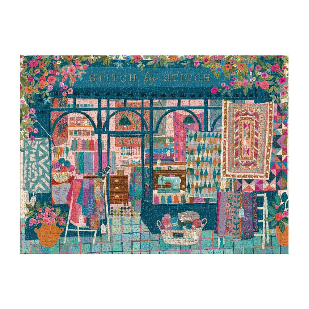 Stitch by Stitch 1000 Piece Jigsaw Puzzle Galison (ONLINE ORDER ONLY)
